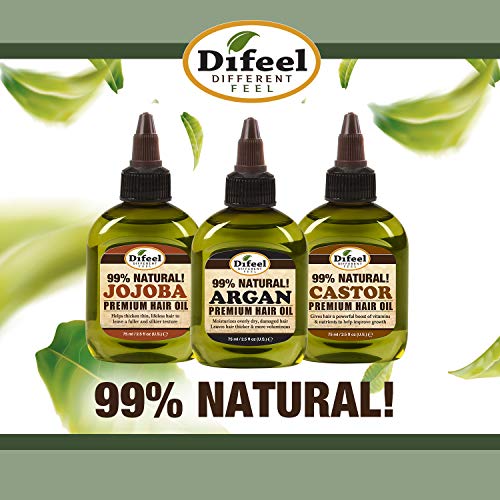 Difeel Premium Natural Hair Oil - Vitamin E Oil 2.5 ounce - Image 3